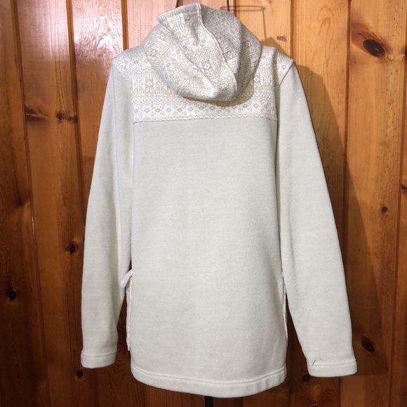 Patagonia The Better Sweater Icelandic Coat In Grey sz large sweater jacket - Picture 10 of 11